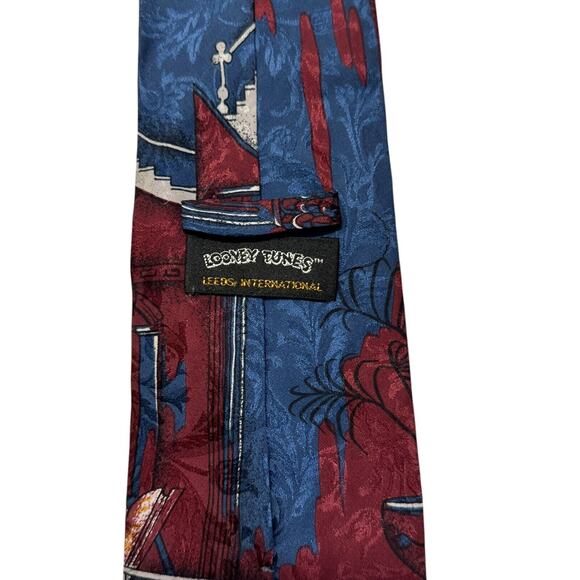 Looney Tunes Bugs Bunny Award Show You Oscar Vintage Cartoon Necktie - Picture 4 of 7
